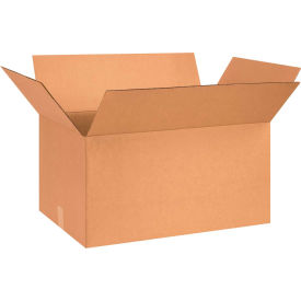 Cardboard Corrugated Boxes, 24"L x 15"W x 12"H, Kraft