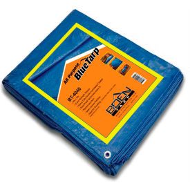 All Purpose Tarp, 40' x 40', Blue - BT-4040