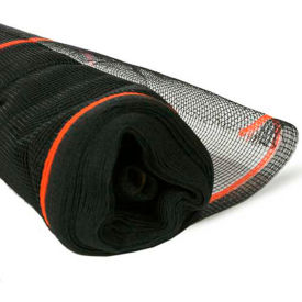 Fire Resistant Safety Netting, 8.6 Ft. x 150 Ft., Black, 1 Roll