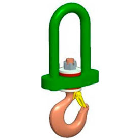Insulated Swivel Hook with Latch 4000 Lb. Capacity