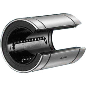 Self Aligning Open Linear Bearing W/Resin Retainer, 3/4"ID, Steel