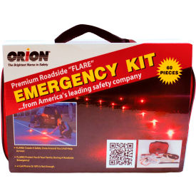 60 Pc. Premium Road Flare Emergency Kit