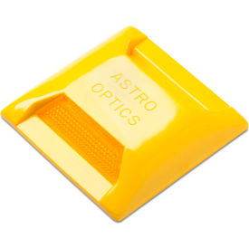 Temporary Pavement Marker, 4" x 4", Amber, 1 Slide
