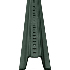 U-Channel Sign Post, 10'L, 2 lbs./ft., Green