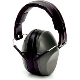 Low Profile Earmuff, Fold-Away, NRR 22dB, Gray