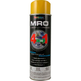 MRO Industrial Enamel 20 Oz. Ryder Yellow - 6 Cans/Case