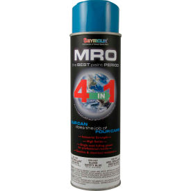 MRO Industrial Enamel 20 Oz. Safety Blue 6 Cans/Case