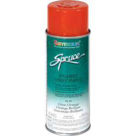 Spruce General Use Spray Paint 16 Oz. Gloss Orange 12 Cans/Case