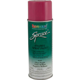Spruce General Use Spray Paint 16 Oz. Gloss Purple 12 Cans/Case