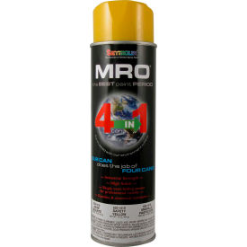 MRO Industrial Enamel 20 Oz. Safety Yellow - 6 Cans/Case