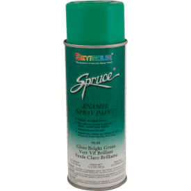 Spruce General Use Spray Paint 16 Oz. Gloss Bright Green - 12 Cans/Case