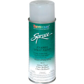 Spruce General Use Spray Paint 16 Oz. Gloss Clear 12 Cans/Case
