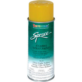General Use Spray Paint 16 Oz. Gloss Light Yellow 12 Cans/Case