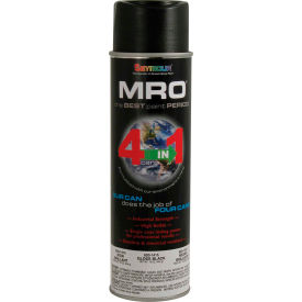 Industrial Enamel 20 Oz. Gloss Black 6 Cans/Case - 620-1415