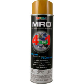 MRO Industrial Enamel 20 Oz. New Equipment Yellow 6 Cans/Case