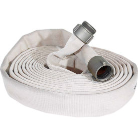 Fire Hose, 2-1/2" X 50 Ft, 400 PSI, White