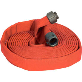 Fire Hose, 1-1/2" X 50 Ft, 400 PSI, Orange