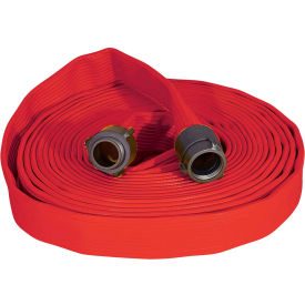 Standard Nitrile Fire Hose, 2-1/2" X 100 Ft, 300 PSI, Red