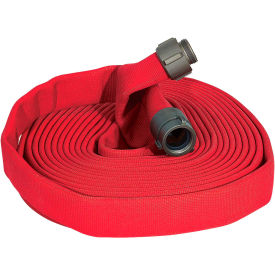 Fire Hose, 1-1/2" X 50 Ft, 400 PSI, Red