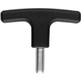 Technopolymer T-Handle with Threaded Stud 55mm Diameter 5/16-18