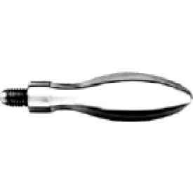 Steel Fixed Handle W/Threaded Stud 36mm Diameter 112mm Length M16x2.0