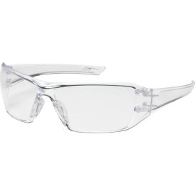 Optical Captain Rimless Safety Glasses, Clear Lens, Anti-Scratch/Anti-Fog, Clear Frame
