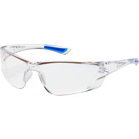 Optical Recon Rimless Safety Glasses, Clear Lens, Anti-Scratch/Anti-Fog, Clear Frame
