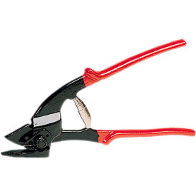 Regular Duty Steel Strapping Cutter for Up To 0.023" Thick & 3/4" Strap Width, Black & Red