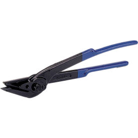 Heavy Duty Steel Strapping Cutter for 3/4" To 1-1/4" Strap Width, Black & Blue