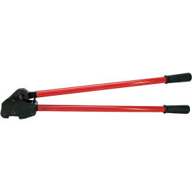 Heavy Duty Dual Action Double Notch Sealer for 1-1/4" Strap Width, 29"L x 6-3/4"W x 2-1/4"H