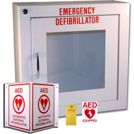 AED Surface Mount Storage & Labeling Kit, Non-Alarmed