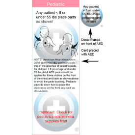 Pediatric Use Decal Set, 10/Pack