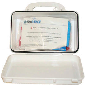 First Voice Basic Wall Mounted Bloodborne Pathogen Clean-Up Kit