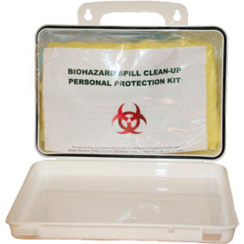Deluxe Wall Mounted Bloodborne Pathogen Clean-Up Kit