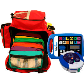 Jump Bag First Aid Responder Kit with AED