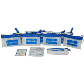 CPR Keychain with One-Way Valve CPR Barrier with CPR Instruction Card, 10/PK
