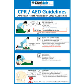 CPR/AED Poster Set, 8" X 10", 10/Pack