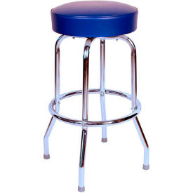 Swivel Barstool - 24"H - Blue