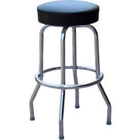 Swivel Barstool - 30"H - Black