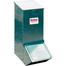1 Door Economy Hog Feeder With Trough Feed Adjustment Control 12"L x 22"W x 28"H