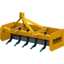 6' Heavy Duty Box Blade Tractor Attachment - 6 Shank Category 1