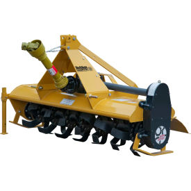 5' Gear Driven Rotary Tiller Implement with Adjustable Feet Category 1
