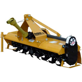 6' Gear Driven Rotary Tiller Implement with Adjustable Feet Category 1