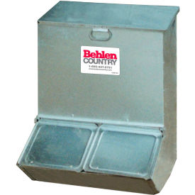 2 Door Economy Hog Feeder With Trough Feed Adjustment Control 24"L x 22"W x 28"H