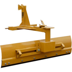6' Heavy Duty Adjustable Grader Blade Tractor Implement Category 1