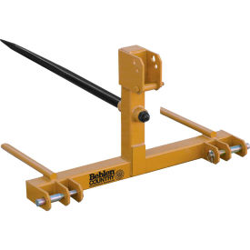 Heavy Duty Bale Spear Tractor Attachment - 2000 Lb. Capacity Category 1