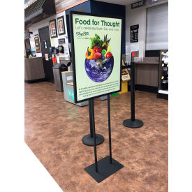 Premium Poster Frame Display Stand, 59"H x 22.5"W, Black