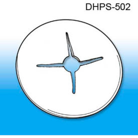 Display Hook Product Stop, 1"L x 1"W, Clear