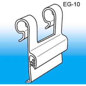 Wire Flush Sign Holder, 1-3/8"L x 1-3/8"W, Clear
