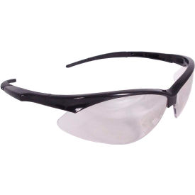 Half Frame Safety Glasses, I/O Lens, Black Frame